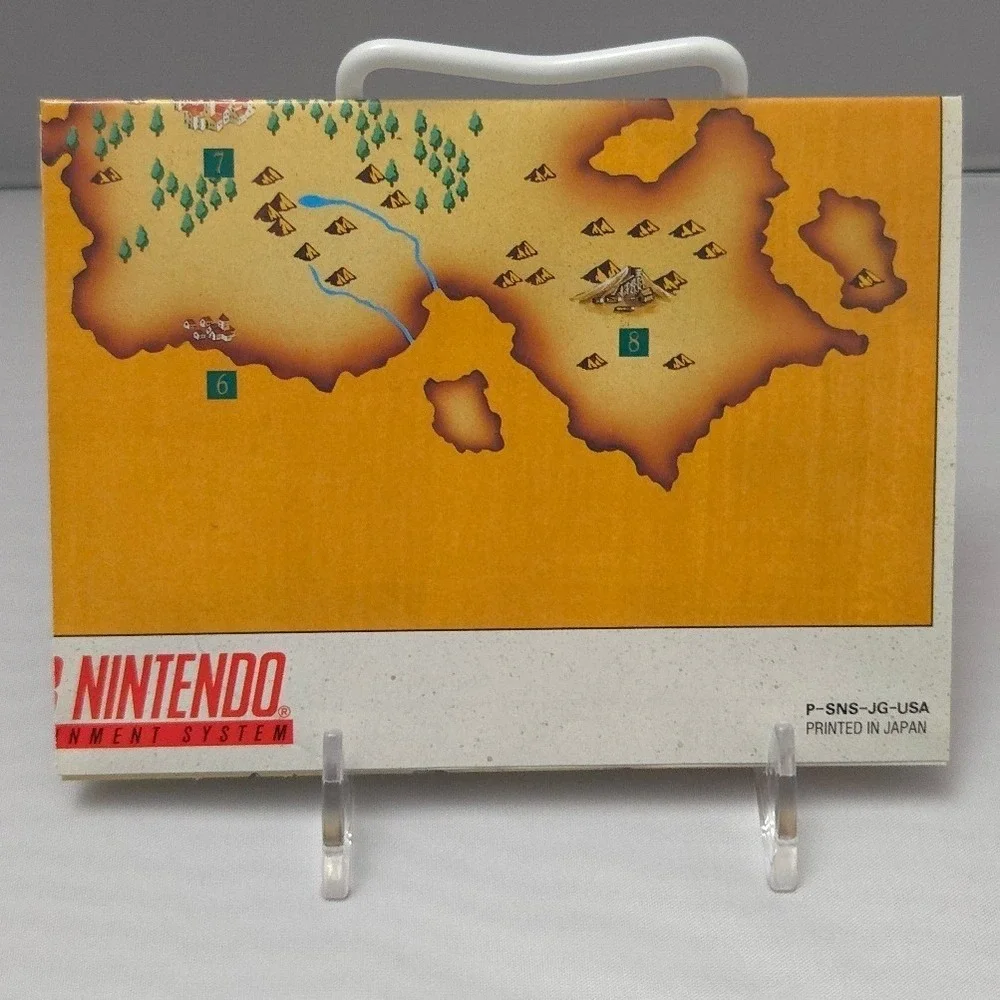 Illusion of Gaia - Super Nintendo (SNES) - Complete in Box (CIB) W/ Map - Tested